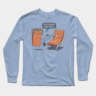 Brick Wall Blues Long Sleeve T-Shirt